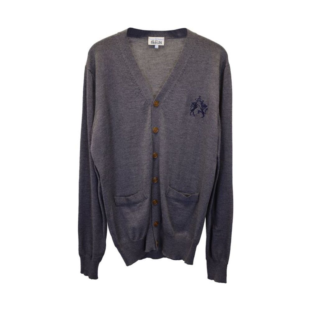 Vivienne Westwood Gray Crewneck Cardigan